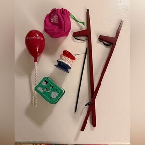 American Girl Picnic Set and Outside Activities